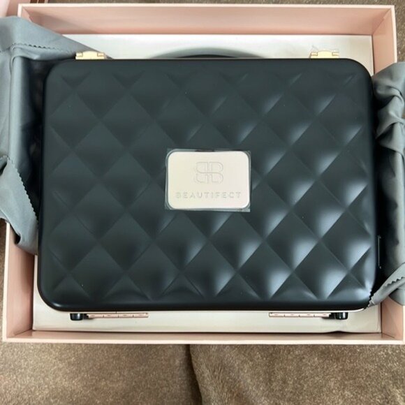 Beautifect Box Matte Black Travel Light Up Vanity Table Case Storage Organizer - Picture 6 of 13